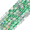 Synthetic Moonstone Beads Strands G-E573-01A-20-2