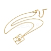 304 Stainless Steel Necklace LS-NJEW-D330-01G-09-2