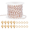 DIY Imitation Pearl Bracelet Necklace Making Kits DIY-BBC0001-08-1