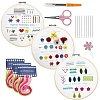 DIY Embroidery Flower Grass Stitches Practice Kit for Beginners DIY-NH0006-01B-1