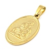 Ion Plating(IP) 304 Stainless Steel Pendants STAS-B071-02B-02G-2