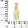 304 Stainless Steel Pendants STAS-Z120-03C-G-3