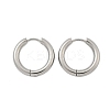 Tarnish Resistant 304 Stainless Steel Huggie Hoop Earrings EJEW-F111-20mm-P-2
