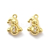 Brass Micro Pave Cubic Zirconia Pendants KK-U049-04G-07-1