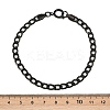5MM 201 Stainless Steel Curb Chain Bracelets for Women BJEW-B143-05EB-5