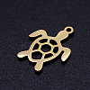 Ion Plating(IP) 304 Stainless Steel Hollow Pendants A-STAS-Q201-JN280-2-2