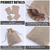 16Pcs 4 Styles Polyester Imitation Burlap Packing Pouches Drawstring Bags ABAG-BBC0001-01B-6