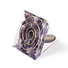 Orgonite Pyramid Resin Energy Generators DJEW-N003-07B-3