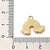 Ion Plating(IP) 304 Stainless Steel Pendants STAS-P371-019G-3