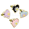 Alloy Enamel Pendants FIND-I051-01G-1