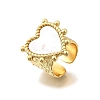 Brass Cuff Rings for Women RJEW-F183-02B-G-4