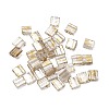 2-Hole Transparent Glass Seed Beads SEED-S023-30C-31-1