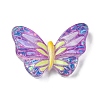 Spray Painted Resin Decoden Cabochons LS-RESI-C045-07D-1