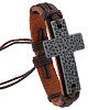 PU Leather Cord Adjustable Bracelets PW-WG27B74-02-1