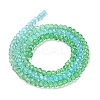 Transparent Painted Glass Beads Strands X1-DGLA-A034-T2mm-A17-5