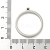 Non-Tarnish 304 Stainless Steel Laser Cut Pendants STAS-U009-06C-02-3