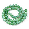 Glass Round Beads Strands GLAA-M044-01L-2