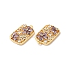 Real 18K Gold Plated Brass Pendant KK-B074-71G-03-2
