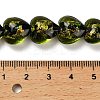 Handmade Dichroic Foil Glass Beads Strands DICH-U001-03H-4