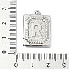 Anti-Tarnish 304 Stainless Steel Pendants STAS-U033-01P-R-3