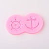 Helm and Anchor Design DIY Food Grade Silicone Molds LS-AJEW-L054-77-1
