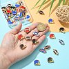 40Pcs 10 Styles Zinc Alloy Enamel Beads FIND-CJ0003-77-4
