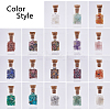 19Pcs Various Gemstone No Hole Chips in Bottles G-PH0034-50-4