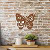 Creative Natural Wooden Wall Hanging Decoration AJEW-WH0331-003-6
