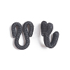 Cloth Clover Brass Buckles DIY-WH0162-94B-01-2
