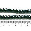 Electroplate Transparent Glass Beads Strands EGLA-A035-T6mm-A10-4