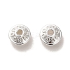 Long-Lasting Plated Alloy Beads PALLOY-A006-22S-1