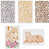 PET Hollow out Drawing Painting Stencils Sets for Kids Teen Boys Girls DIY-WH0172-634-1