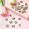 28Pcs 11 Styles Alloy Enamel Pendants FIND-FS0003-24-8