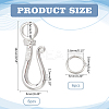 925 Sterling Silver Hook Clasps STER-PH0002-07-2