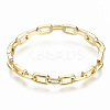 Brass Micro Pave Clear Cubic Zirconia Bangles BJEW-S142-015-NF-3