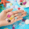 120Pcs 12 Colors Opaque Resin Sea Animals Cabochons CRES-TA0001-30-6