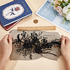 3D Flower Polyester Embroidery Sew on Appliques PATC-WH0008-48B-3