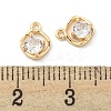 Brass Glass Pendants KK-L211-014G-01-3