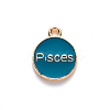 Alloy Enamel Pendants ENAM-S124-01B-05H-3