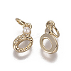 Brass Charms KK-L179-08O-G-2