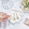 Shell Shaped Porcelain Jewelry Storage Display Trays for Rings AJEW-SP0006-06B-01-3