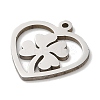 Non-Tarnish 201 Stainless Steel Pendants LS-STAS-E206-06P-02-2