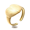 304 Stainless Steel Open Cuff Rings for Women STAS-Z108-05G-05-4