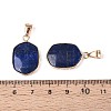 Natural Lapis Lazuli Pendants G-N349-04B-G-3