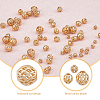 120Pcs 3 Styles Brass Hollow Beads KK-HY0001-70-3