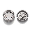 304 Stainless Steel Diffuser Locket Aromatherapy Essential Oil AJEW-N025-04P-3
