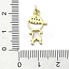 Brass Micro Pave Colorful Cubic Zirconia Pendants KK-H475-13G-01-3