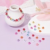 500Pcs 10 Colors Opaque Acrylic Enamel Beads MACR-YW0001-48-8