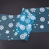 Snowflake Deco Mesh Ribbons OCOR-P010-G13-7