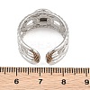 304 Stainless Steel Cuff Ring Components SA-CBA82C8-01A-P-3